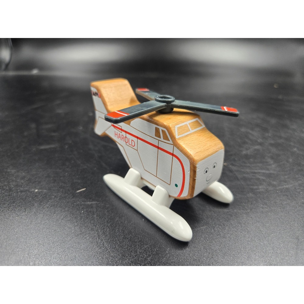 Thomas & Friends Wooden Railway Harold the Helicopter FHM25 2018 Exposed Wood